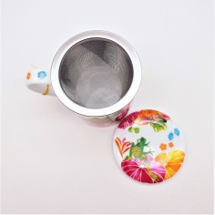MUG PORCELANA CON FILTRO RANA, 300 ML 2