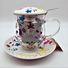 MUG CRISTAL BELINDA, 300 ML, 4 PIEZAS