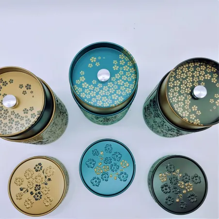 Comprar Lata Yumiko 150 g. Trio verde, oro, negra - Sabor a Té ®