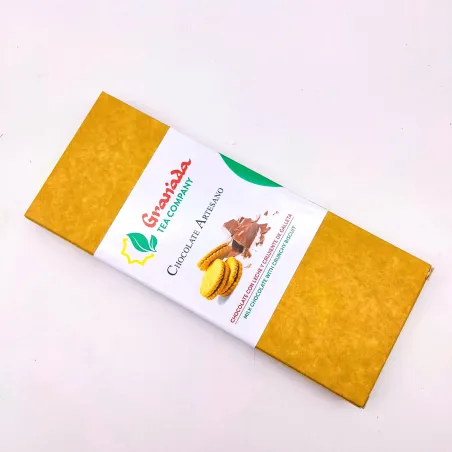 Chocolate con leche y crujiente de galleta. Tableta 125 g
