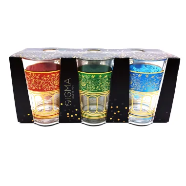 Comprar Vaso Marroquí Multicolor 6 ud. - Sabor a Té ®