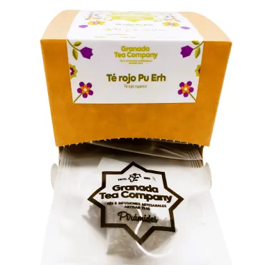 Comprar Pirámides Té Rojo Pu Erh 15 unidades - Sabor a Té ®