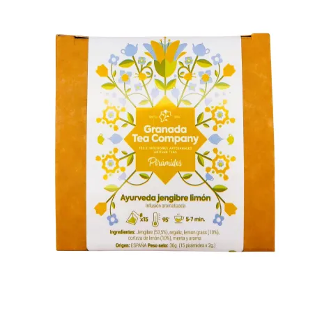 Pirámides Infusión Jengibre Limón 15 unidades