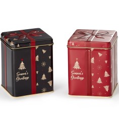 Comprar Lata Greetings Navidad, 100 g. Color rojo - Sabor a Té ®