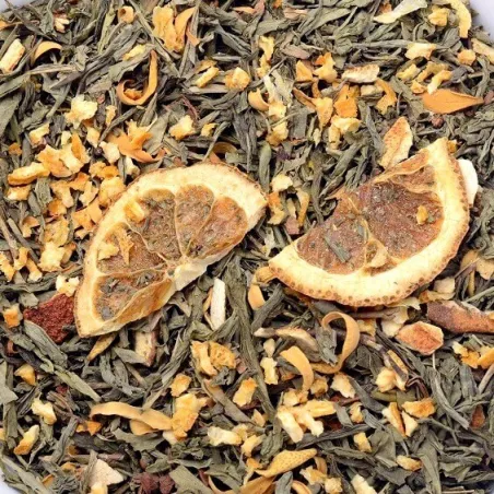 Te Verde Desteinado Canela Limón